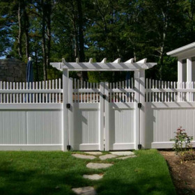 Vinyl Arbor Fence With Gate Vinyl Fence Arbor Fence With Gates Tampa
