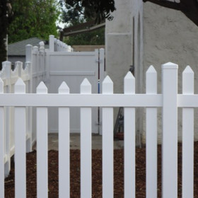 Vinyl Picket Open Top Concave Tampa