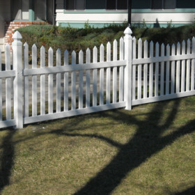 Vinyl Picket Open Top Concave Tampa