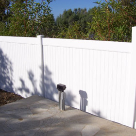 Stair Stepping Vinyl Fence Panels Vinyl Stair Stepping Fence Panels Tampa