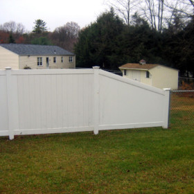 Transition Fence Panel Vinyl Transition Fence Panel Tampa