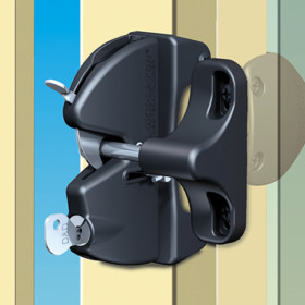 Locking Latch - Square Posts Aluminum Fence Locking Latch Square Posts