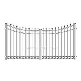 Conclave Aluminum Fence Gate Aluminum Gate Concave