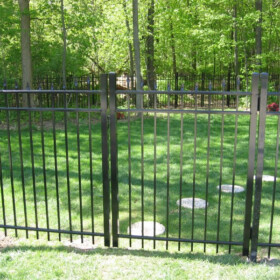 Aluminum Double Entry Gate Tampa Aluminum Double Entry Gate