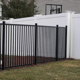 2 Rail Pool Fence Aluminum Fence 2-Rail Pool Fence Brandon Florida
