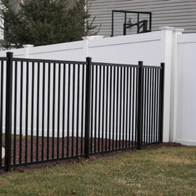 2 Rail Pool Fence Aluminum Fence 2-Rail Pool Fence Brandon Florida