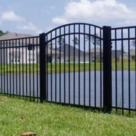 Arched Top Gate Aluminum Fence Arched Top Gate Tampa