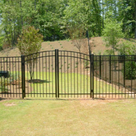 Residential Double Arched Gate Aluminum Residential Double Arched Gate