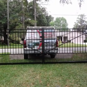 Trinity Florida Aluminum Gate Installation