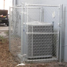 Chain Link Fence Utility Enclosures Tampa