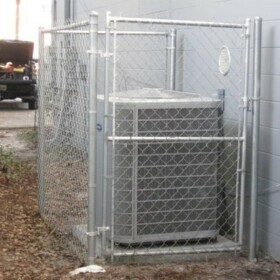 Chain Link Fence Utility Enclosures Tampa